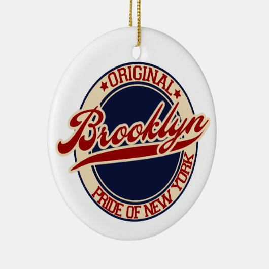 Brooklyn Keramisch Ornament (Rechts)