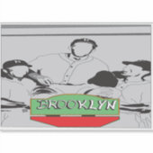 Brooklyn Kleedkamer Sticker (Voorkant)