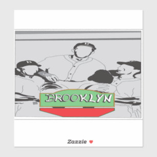 Brooklyn Kleedkamer Sticker