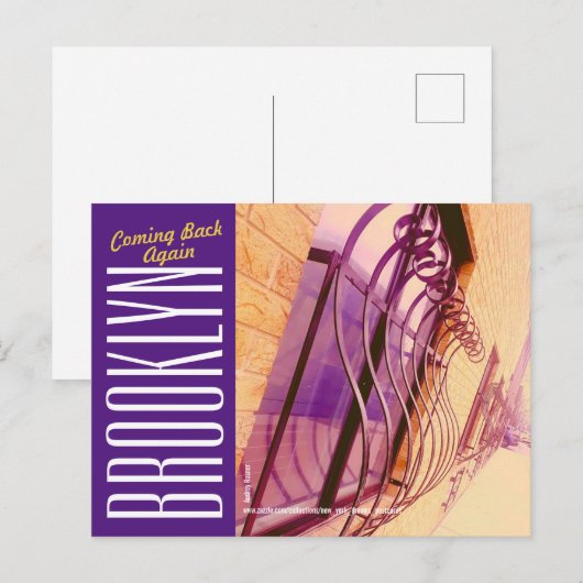 Brooklyn-Komende weer terug Briefkaart (Voorkant / Achterkant)
