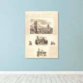 Brooklyn Life Insurance Company Canvas Afdruk (Insitu (Houten vloer))