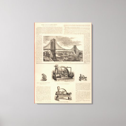 Brooklyn Life Insurance Company Canvas Afdruk (Voorkant)