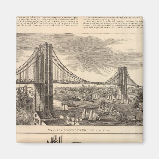 Brooklyn Life Insurance Company Magneet (Voorkant)