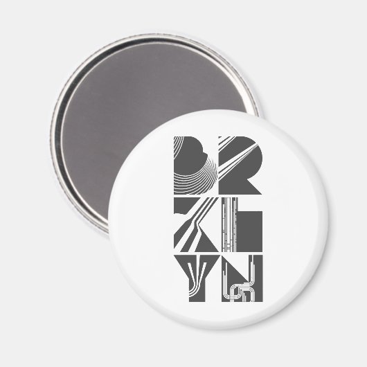 Brooklyn Lines Magneet (Voorkant / Achterkant)