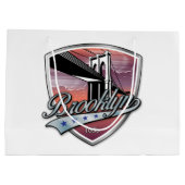 Brooklyn Logo Design Groot Cadeauzakje (Achterkant)
