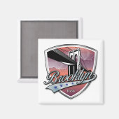 Brooklyn Logo Design Magneet (Voorkant / Achterkant)