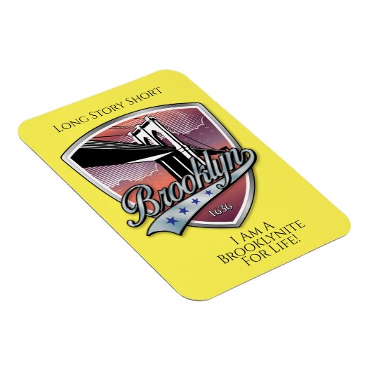 Brooklyn Logo Design Magneet (Rechterzijde)