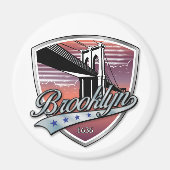 Brooklyn Logo Design Magneet (Voorkant)