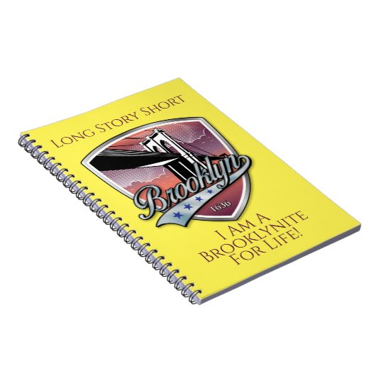 Brooklyn Logo Design Notitieboek (Rechterzijde)