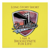 Brooklyn Logo Design Perfect Poster (Voorkant)