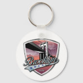 Brooklyn Logo Design Sleutelhanger (Voorkant)