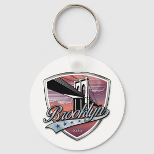 Brooklyn Logo Design Sleutelhanger