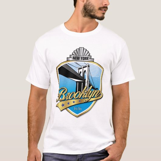 Brooklyn Logo Design T-shirt (Voorkant)