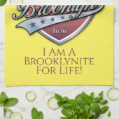 Brooklyn Logo Design Theedoek (Gevouwen)