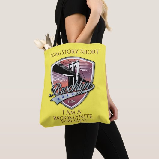 Brooklyn Logo Design Tote Bag (Dichtbij)