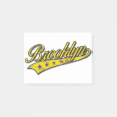 Brooklyn Logo Gold Embossed Post-it® Notes (Voorkant)