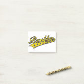 Brooklyn Logo Gold Embossed Post-it® Notes (Op bureau)