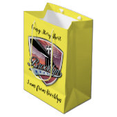 Brooklyn Logo Ontwerp Medium Cadeauzakje (Voorkant Gekanteld)