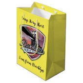 Brooklyn Logo Ontwerp Medium Cadeauzakje (Achterkant Gekanteld)