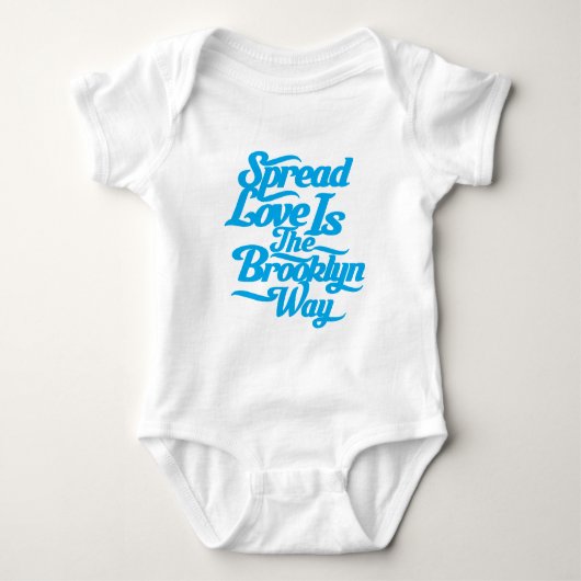 Brooklyn Love Blue Romper (Voorkant)