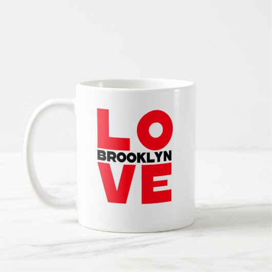 Brooklyn Love Coffee Mok (Links)