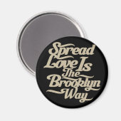 Brooklyn Love Tan Magneet (Voorkant / Achterkant)