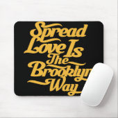 Brooklyn Love Yellow Muismat (Met muis)