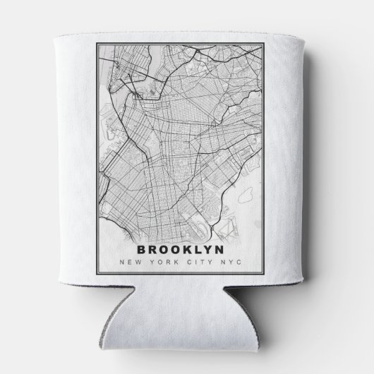 Brooklyn Map Blikjeskoeler (Achterkant)