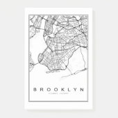 Brooklyn Map Illustratie Post-it® Notes (Voorkant)