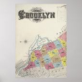 Brooklyn Map Poster (Voorkant)