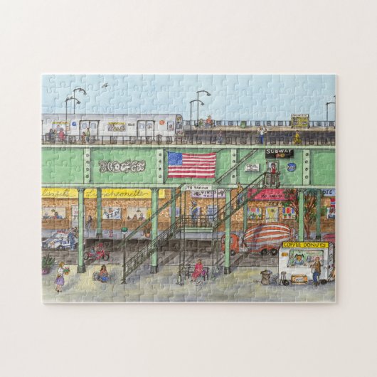 Brooklyn-metro Legpuzzel (Horizontaal)