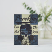 Brooklyn Motorcycle Club Briefkaart (Staand voorkant)