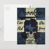 Brooklyn Motorcycle Club Briefkaart (Voorkant / Achterkant)