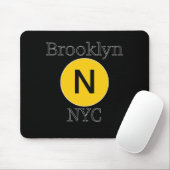 Brooklyn N Trein Muismat (Met muis)
