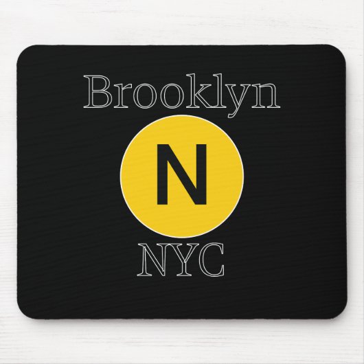 Brooklyn N Trein Muismat (Voorkant)