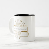 Brooklyn negen grappige citaten tweekleurige koffiemok (Voorkant links)