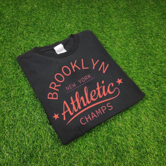 Brooklyn New York athletic varsity urban sport T-shirt