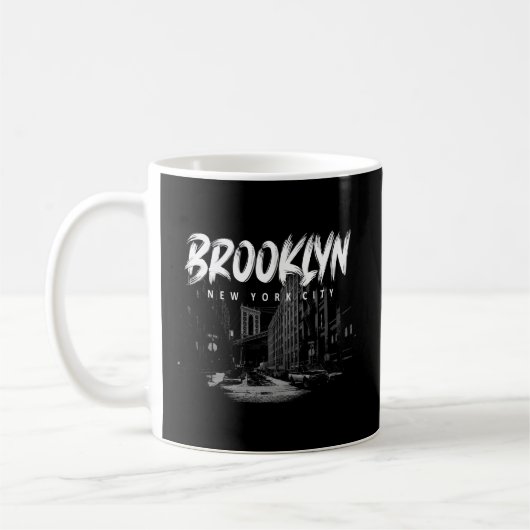 Brooklyn New York Backprint Koffiemok (Links)