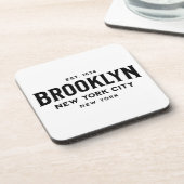 Brooklyn New York Bier Onderzetter (Linkerzijde)