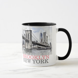 Brooklyn New York, Bridge scene Mok