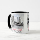 Brooklyn New York, Bridge scene Mok (Voorkant links)