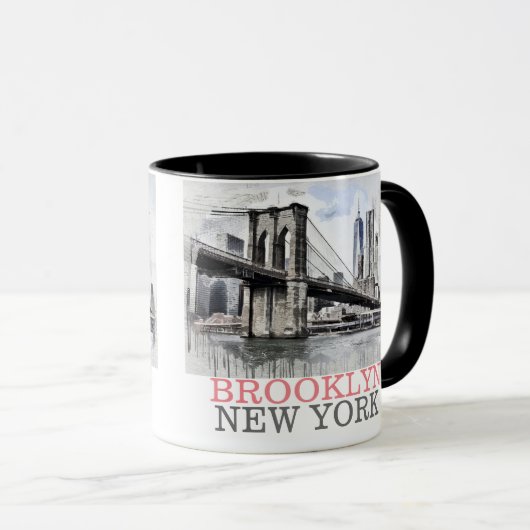 Brooklyn New York, Bridge scene Mok (Voorkant rechts)