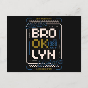 Brooklyn new york briefkaart