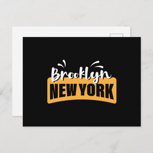 Brooklyn new york briefkaart (Voorkant / Achterkant)