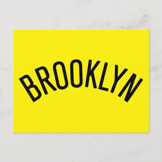 Brooklyn New York Briefkaart (Voorkant)