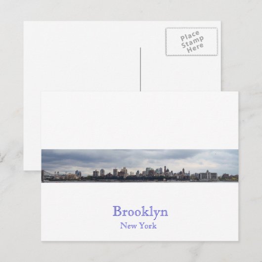 Brooklyn New York Briefkaart (Voorkant / Achterkant)