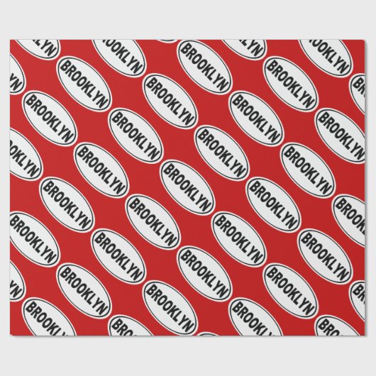 Brooklyn New York Cadeaupapier (Vlak)