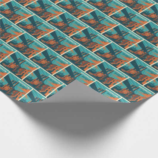 Brooklyn New York Cadeaupapier (Hoek)