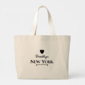 Brooklyn New York City ENB Canvas tas (Achterkant)