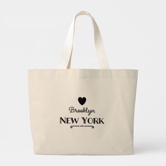 Brooklyn New York City ENB Canvas tas (Achterkant)
